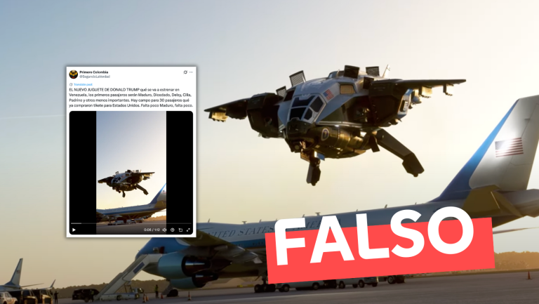 Lee más sobre el artículo (Video) Donald Trump tiene un nuevo avión “Marine One” que estrenará en Venezuela: #Falso