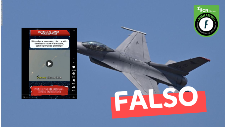 Lee más sobre el artículo (Video) “Última hora: un avión chino ha sido derribado sobre Venezuela, conmocionando al mundo”: #Falso