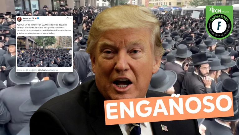 Lee más sobre el artículo “Miles de judíos salieron a las calles de Nueva York (…) a protestar contra Trump mientras gritaban los sionistas nunca fueron judíos”: #Engañoso