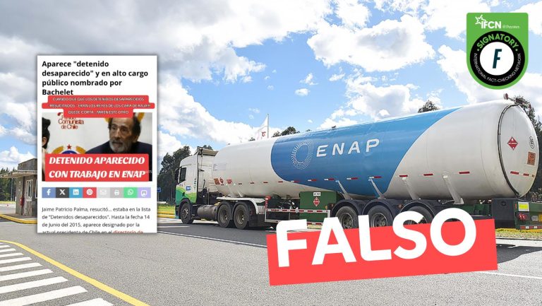 Lee más sobre el artículo Aparece detenido desaparecido con alto cargo en ENAP: #Falso