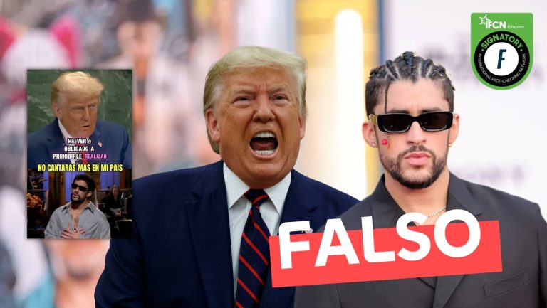 Lee más sobre el artículo Donald Trump prohíbe conciertos de Bad Bunny en Estados Unidos: #Falso
