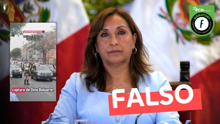 Lee más sobre el artículo (Video) “Así fue la captura de Dina Boluarte”: #Falso