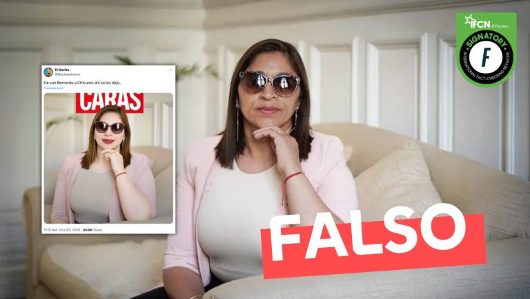 Lee más sobre el artículo (Imagen) Senadora Fabiola Campillai posando para Revista Caras: #Falso