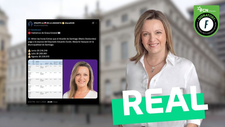 Lee más sobre el artículo En tres meses, la Municipalidad de Santiago pagó más de $3,7 millones en horas extra a Marjorie Vásquez, esposa del diputado Eduardo Durán: #Real