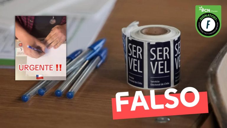 Lee más sobre el artículo (Video) “Cuidado con los lápices que les van a pasar en las próximas elecciones (…) se evapora la tinta. Van a robar votos”: #Falso