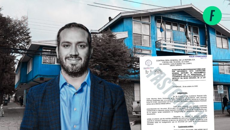 Lee más sobre el artículo Contraloría instruye sumario contra alcalde de Coyhaique al acoger parcialmente denuncia bajo Ley Karin