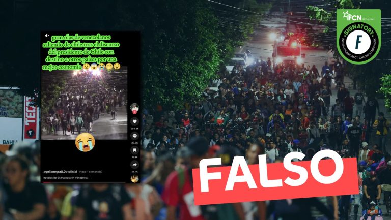 Lee más sobre el artículo (Video) “Ola de venezolanos saliendo de Chile tras el discurso de Kast”: #Falso