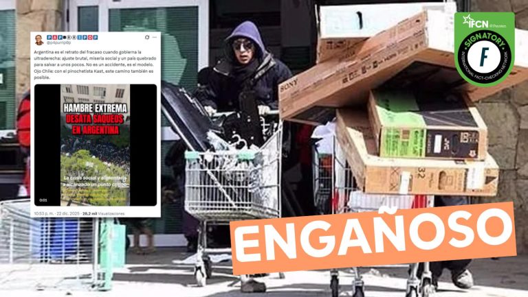Lee más sobre el artículo (Video) “Hambre extrema desata saqueos en Argentina”: #Engañoso