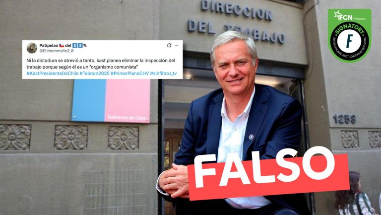 Lee más sobre el artículo “Joven alerta sobre idea de Kast: eliminar la Inspección del Trabajo”: #Falso