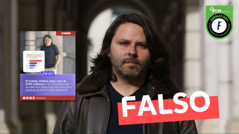 Lee más sobre el artículo “El Estado chileno pagó más de $280 millones a la consultora de académico Mayol por sus estudios durante el último ciclo electoral”: #Falso