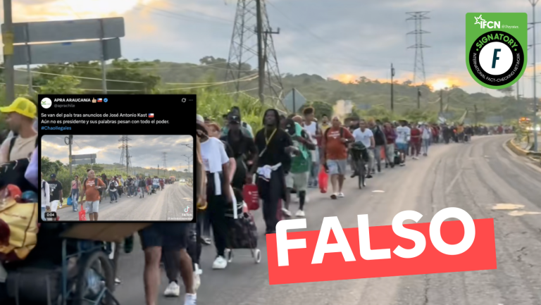 Lee más sobre el artículo (Video) “Se van del país tras anuncios de José Antonio Kast. Aún no es presidente y sus palabras pesan con todo el poder”: #Falso