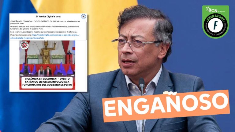 Lee más sobre el artículo (Video) “Evento satánico en iglesia involucra a funcionarios del gobierno de Petro”: #Engañoso