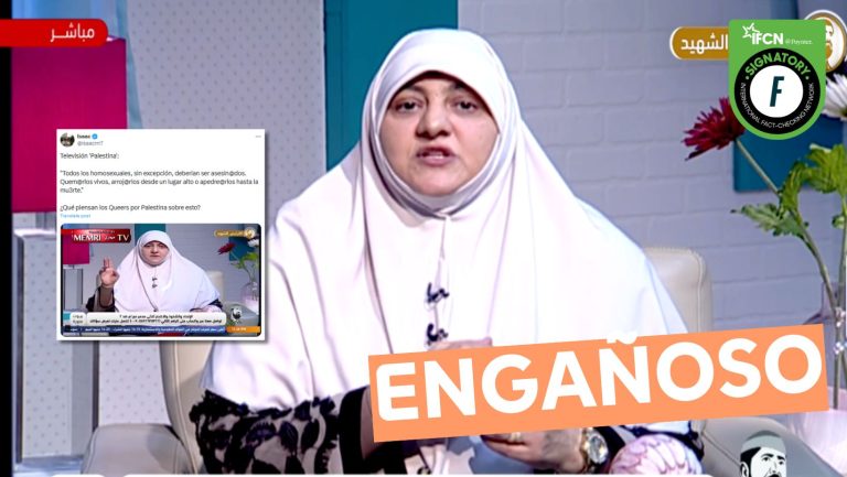 Lee más sobre el artículo (Video) Presentadora de TV palestina pide asesinar a los homosexuales: #Engañoso