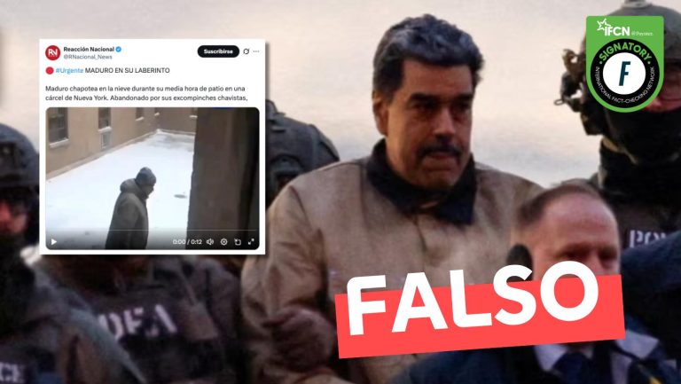 Lee más sobre el artículo (Video) “Nicolás Maduro en sus 30 minutos al aire libre diarios en la cárcel de Brooklyn, Nueva York”: #Falso
