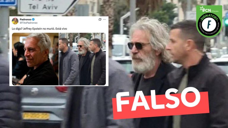 Lee más sobre el artículo (Imagen) Jeffrey Epstein vivo paseando por las calles de Tel Aviv: #Falso