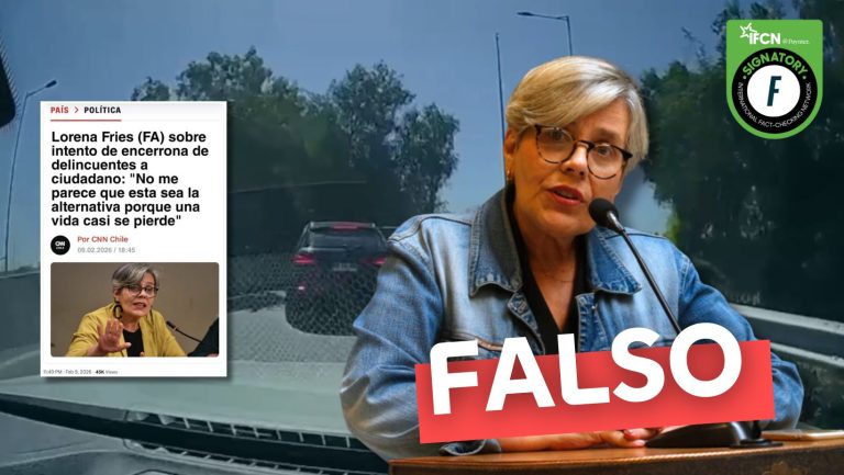 Lee más sobre el artículo (Imagen) Lorena Fries por atropello a delincuente en encerrona: “No me parece que esta sea la alternativa porque una vida casi se pierde”: #Falso