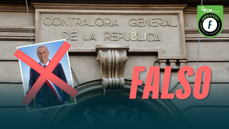 Lee más sobre el artículo “La Contraloría ha solicitado detener las impresiones de la imagen presidencial por modificar símbolos oficiales”: #Falso