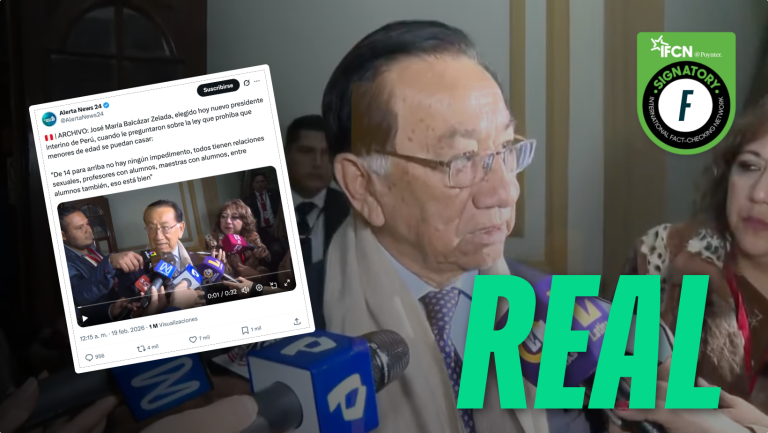 Lee más sobre el artículo (Video) Presidente interino de Perú defendió el matrimonio infantil: #Real