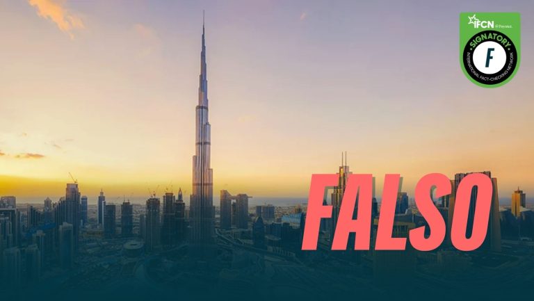 Lee más sobre el artículo (Video) “Misil impacta el Burj Khalifa en Dubái”: #Falso