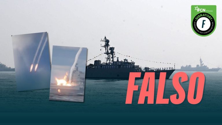 Lee más sobre el artículo Este video que muestra ataques de misiles iraníes a flotas navales estadounidenses es falso y proviene de un videojuego