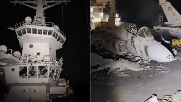 Lee más sobre el artículo Este video del interior del portaaviones” USS Gerald R. Ford no es real: se generó con inteligencia artificial