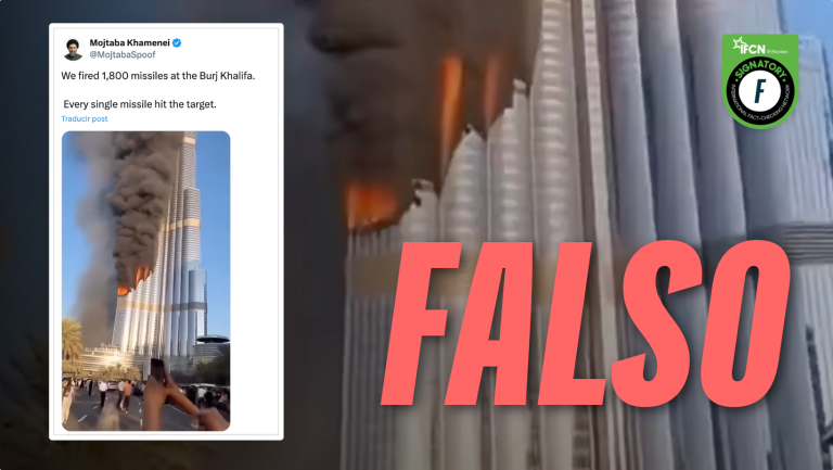 Lee más sobre el artículo (Video) Burj Khalifa quemándose tras un bombardeo iraní: #Falso