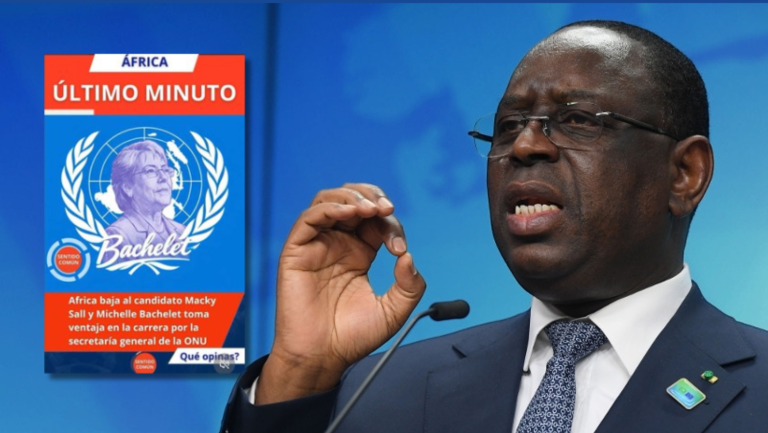 Lee más sobre el artículo El contrincante de Michelle Bachelet, Macky Sall, no bajó su candidatura a la Secretaría General de la ONU